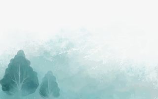 矢量水墨背景花纹免抠