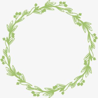 花环花边手绘边框免抠