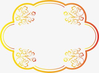 魔幻风格欧风边框免抠