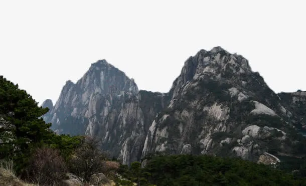 安徽黄山风景免抠