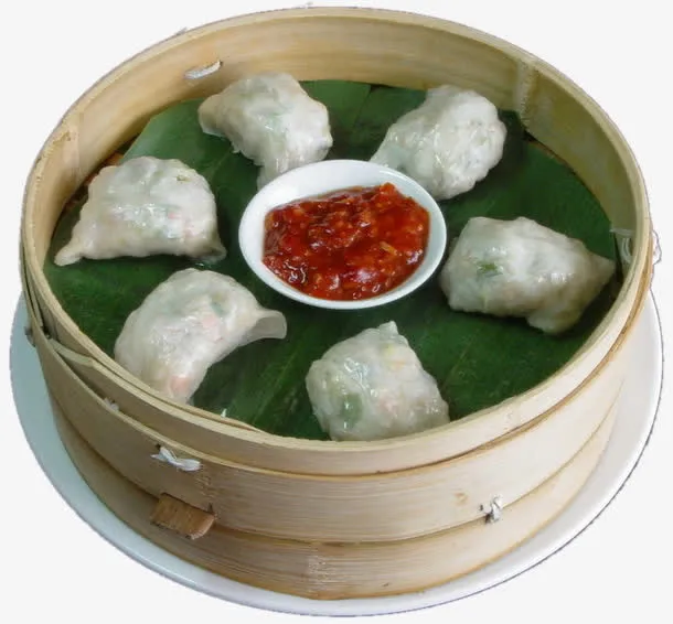 蒸饺美食免抠