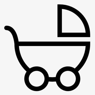 婴儿手推车图标免抠