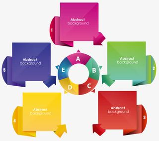 褶皱纸张标贴免抠