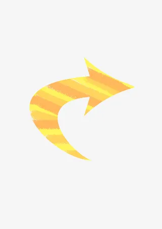 彩色方向指引箭头免抠