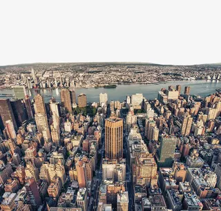 高楼大厦城市鸟瞰免抠