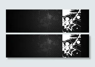 黑色喷溅时尚设计海报矢量背景高清