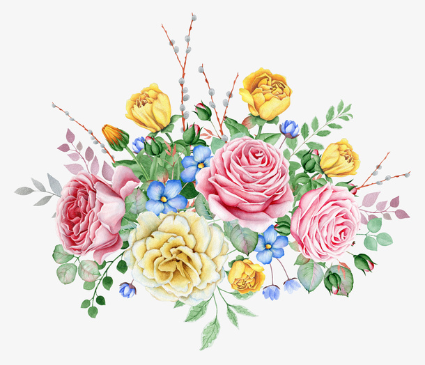 一束鲜花免抠