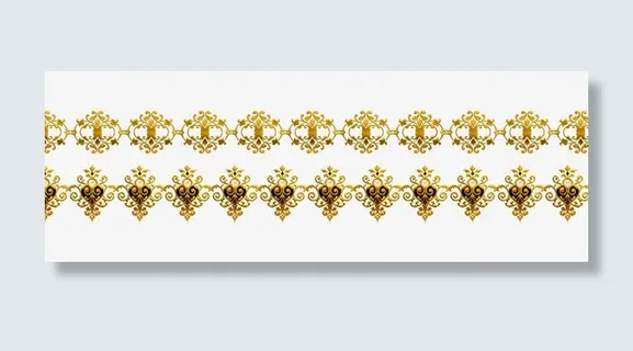 矢量金色花边免抠 矢量金色花边免抠