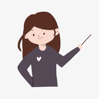 女神节各职业女性教师免抠