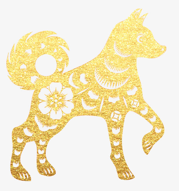 金狗剪纸免抠