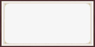 中国风山水画边框免抠