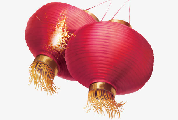 大红灯笼免抠