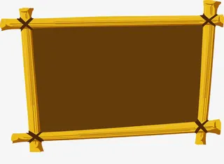 卡通公告牌免抠