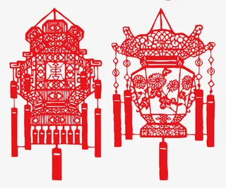 元宵春节灯笼免抠