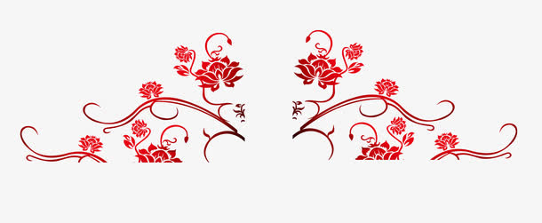 康乃馨花纹1免抠