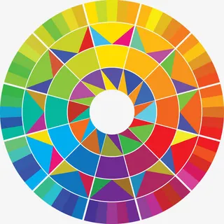 圆形色环矢量图免抠