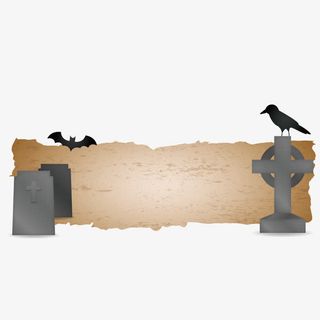 矢量凄凉复古纸张免抠