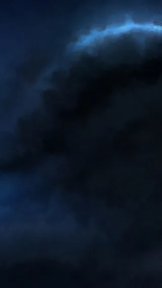 深蓝色梦幻星空背景高清