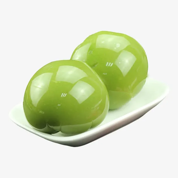 一对特色美味青团免抠