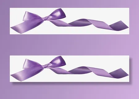 漂浮的紫色绳子免抠