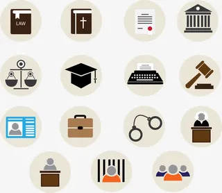 法律法院图标免抠