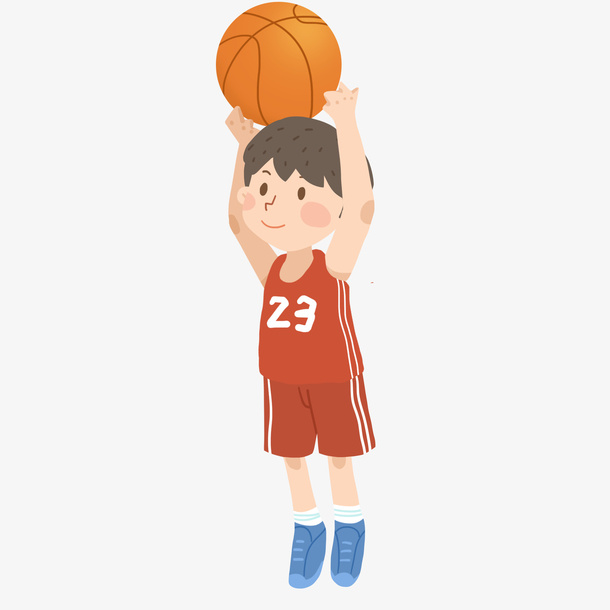 打篮球投篮的男生免抠PNG素材免抠