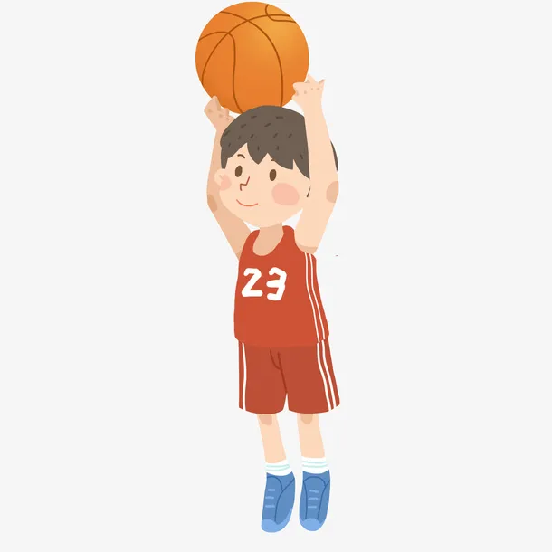 打篮球投篮的男生免抠PNG素材免抠