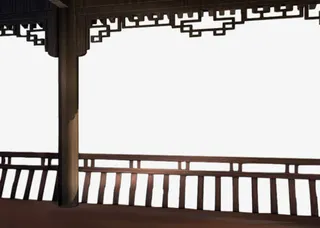 古代亭台装饰设计免抠