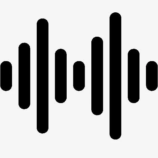 音乐音频波图标免抠