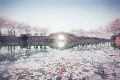 古风小桥元素免抠