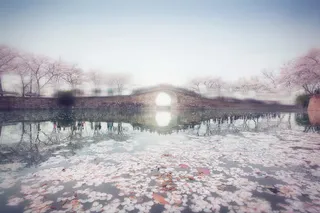 古风小桥元素免抠