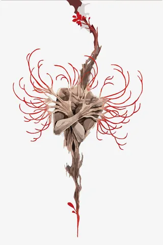 彼岸花尸骨免抠