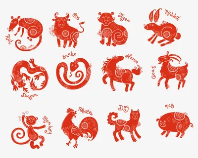 十二生肖组合免抠