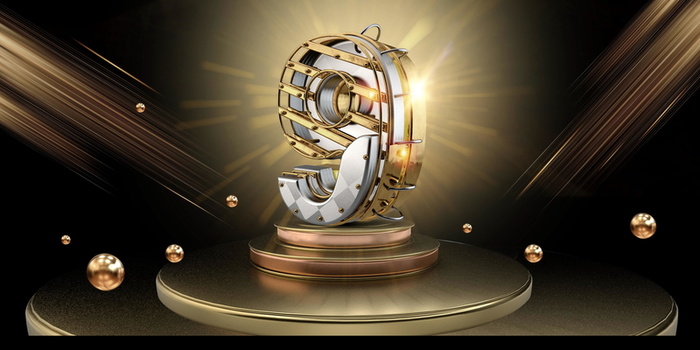 黑金大气C4D高档9周年背景高清