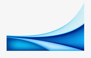 蓝色波浪免抠