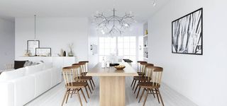 北欧整洁客厅装修图高清