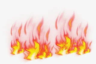 炭火节日热烈火焰免抠