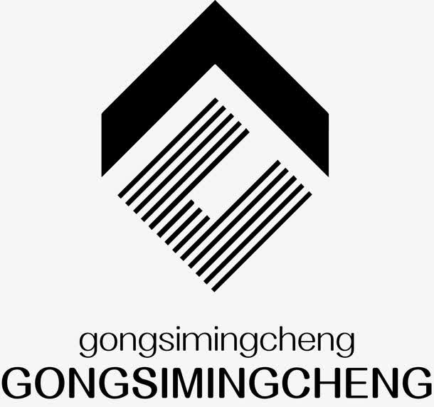 矢量条纹logo免抠