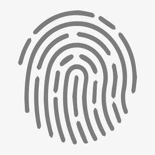 灰色指纹线条谘免抠