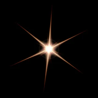 闪耀光芒光亮星星免抠