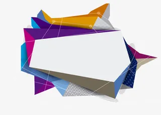 矢量几何立体结构图形免抠