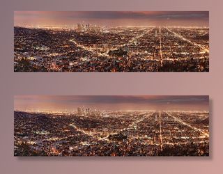 璀璨大气繁华都市夜景海报背景高清