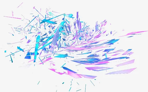 碎片式科技元素免抠