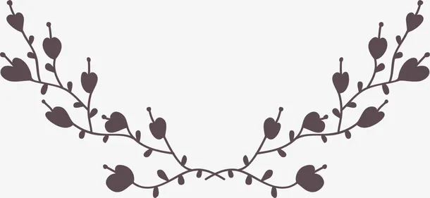 黑色树枝框架免抠