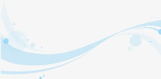 蓝色线条花纹免抠