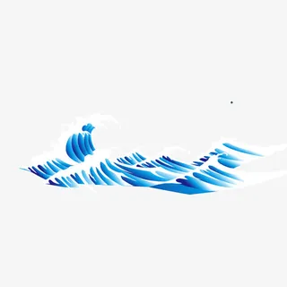 矢量中国风装饰海纹免抠