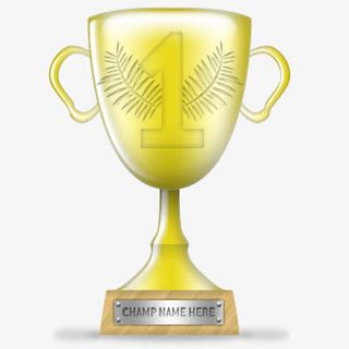 金奖杯赢家印象免抠