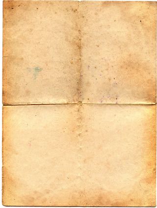 折叠怀旧纸张复古免抠