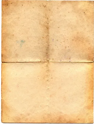 折叠怀旧纸张复古免抠