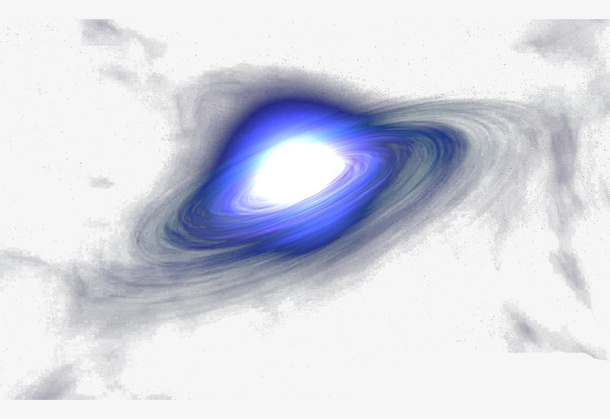 创意设计蓝色宇宙素材免抠